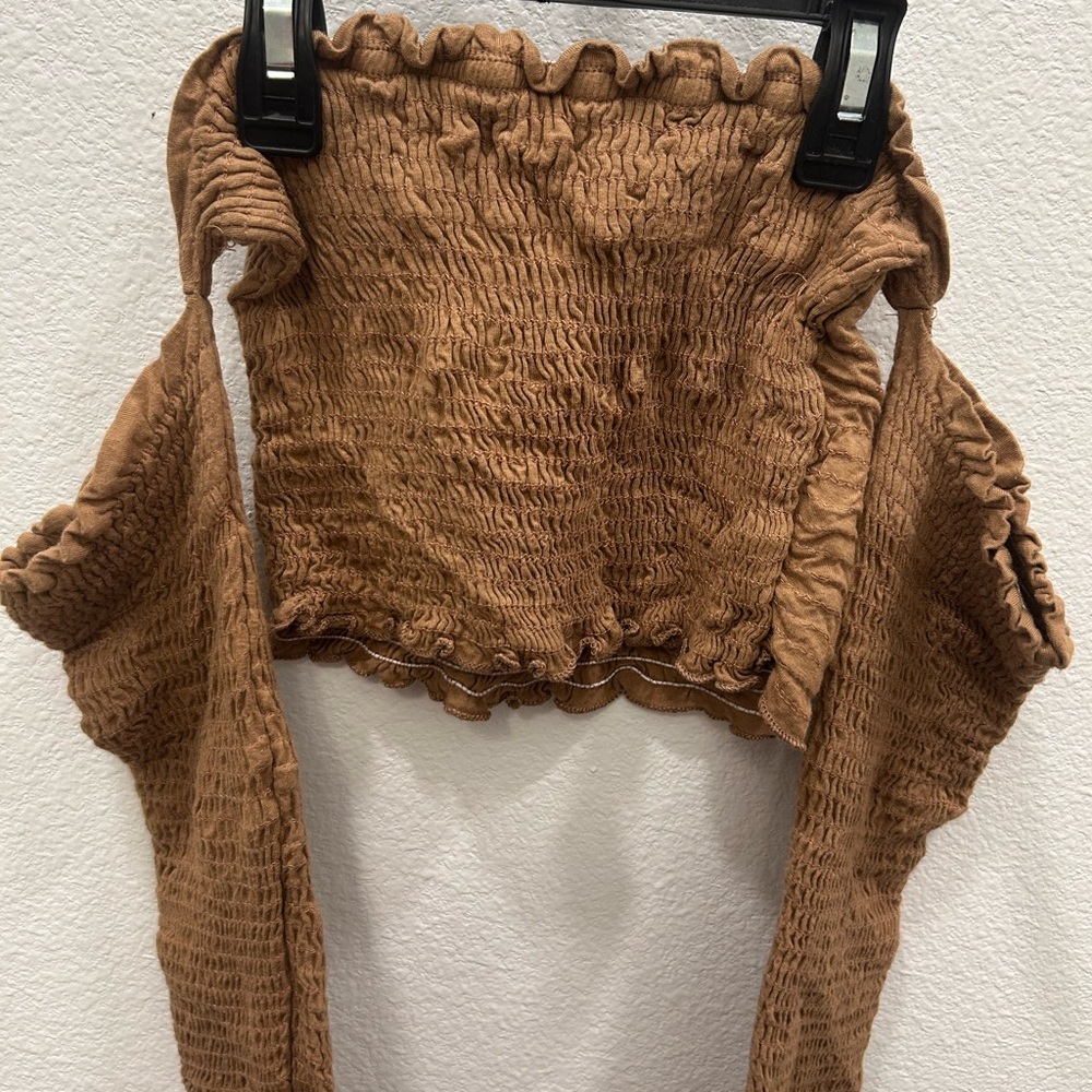 Fashion Nova Brown Crop Top